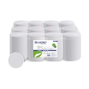 Lucart Eco 2.13 Mini papírtörlő tekercs, 12 tekercs/csomag, fehér, 2 rétegű, 80m/tekercs - Papírtörlő