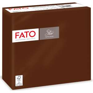 Fato Star Schokoladenbraune Servietten, 2-lagig, 40 Stück - Servietten
