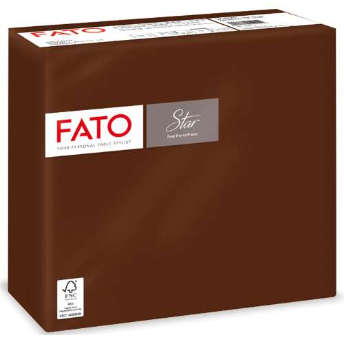 Fato Star serwetki w kolorze czekoladowym, 2-warstwowe, 40 sztuk