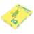 IQ Color A3 80g Neon Yellow Copy Paper, 500 sheets per pack, for laser inkjet printers and copiers