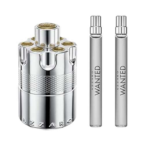 Azzaro Wanted Eau de Parfum ajándék szett férfiaknak, 100ml + 2 x 10ml - Férfi parfüm szett