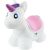 Angled view of Chicco Bouncing Unicorn