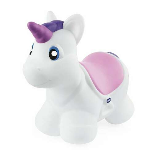 Inflatable Jumping Unicorn 2-5 years with hand pump
