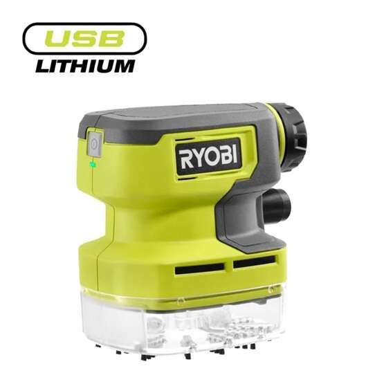 Ryobi 4V USB Lithium kézi mini porszívó, akkumulátor és töltő nél...