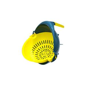 Multifunctional vegetable basket, washer and slicer with 5 interchangeable blades - Strainer & Sieve