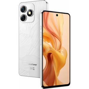 Ukośny Widok Ulefone Note 18 Ultra 5G Białego Telefonu - Ulefone Telefon komórkowy