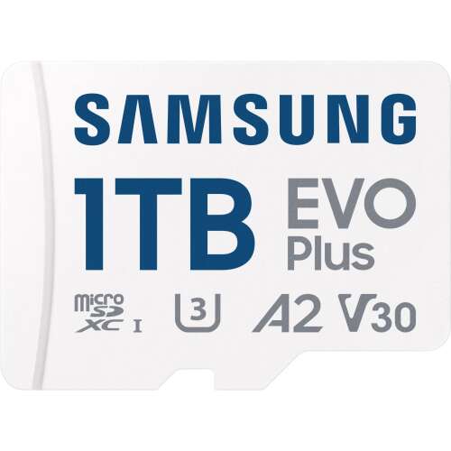 Samsung 1TB EVO Plus microSDXC Speicherkarte, U3, A2, V30