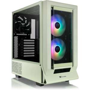 Thermaltake Ceres 350 MX Midi Torony Számítógépház Üveg oldallappal - Világoszöld - Számítógépház