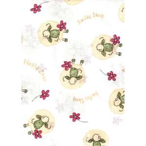 2 db Baby Bruin nyomott mintás textil pelenka, bárány mintával, Barika zöld - Textil pelenka