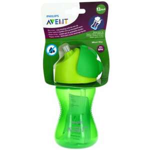 Philips Avent 12+ Bendy Szívószálas itató pohár 300ml
 - zöld 37720950 