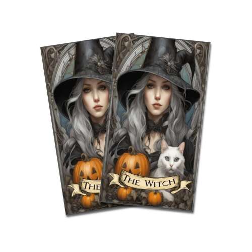 2 db nyomtatott dekorkarton - Boszi Tarot kártya A Boszorkány - Dekorkarton