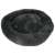 Dark gray plush dog bed, 100cm