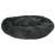 Dark gray plush dog bed, 100cm