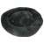 Dark gray plush dog bed, 100cm