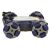 Ikonka RC remote control car with double wheels, blue color, top view