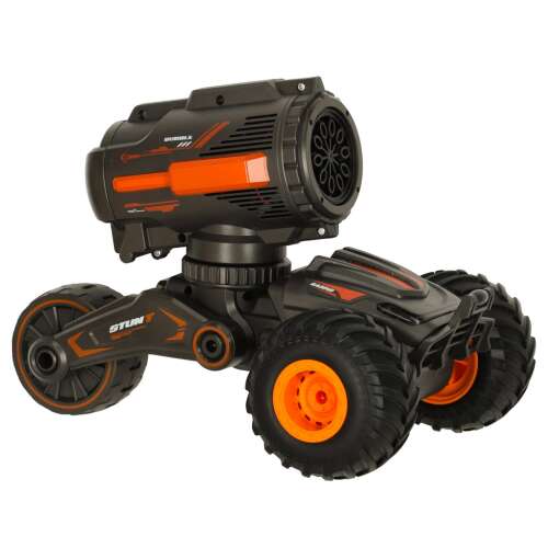 RC-Auto Seifenblasenmaschine, schwarz und orange, Dual-Mode-Stunt, ferngesteuertes Fahrzeug