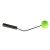 Wireless jump rope with green ball and black handle