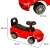 Red push car for kids, with lights and sounds, 3-6 years old, dimensions