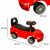 Ikonka Red Baby Ride-On Car with Dimensions