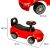 Ikonka Red Baby Ride-On Car with Dimensions