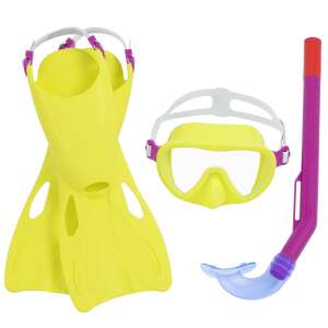 Bestway Kids Diving Set 25039, yellow fins, pink mask and snorkel - Diving Set