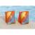 Bestway Schwimmflügel für Kinder, Größe S/M, orange mit buntem Design, am Pool