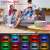 KP-559 Wireless Bluetooth Speaker with LED Lights, Alarm Clock, and Wireless Charger, 13 RGB light modes can be adjusted