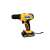 Flinke FK-8026 18V Cordless Drill Driver with Hammer Function, 2 Batteries, Yellow