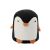 Gyermek puff - 28 x 34 cm - Fekete pingvin 104238866