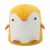 Elölnézet a Vidám Pingvin Gyerekpuffról - Sárga, sárga pingvin puff