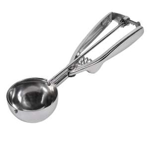 Stainless steel ice cream scoop with spring-loaded handle, 21 x 8 cm - Ice cream scoop