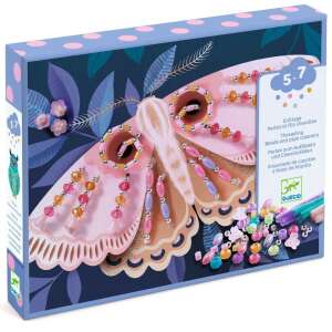 Djeco Light Up the Night Beading Kit, Owl and Moth Design, Ages 5-7 - Rocking horse & animal and Developmental Toy for Preschooler