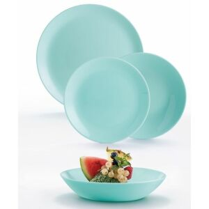 Luminarc Diwali 18 piece dinner set turquoise
