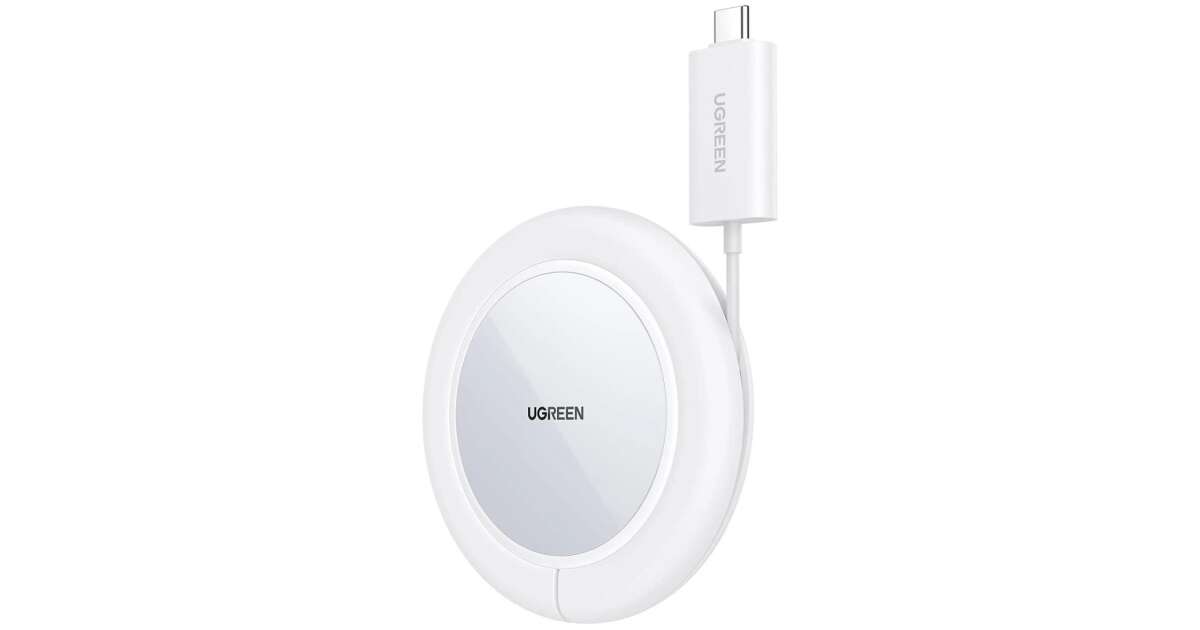 Ugreen CD245 40123 wireless Qi / MagSafe charger 15W with USB-C cable ...