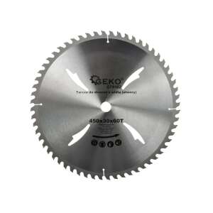 GEKO vídia betétes körfűrészlap körfűrész tárcsa vágótárcsa fához 450x30x60T G78162