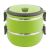 Zárt zöld rozsdamentes acél ételhordó, 1,4 literes kapacitás