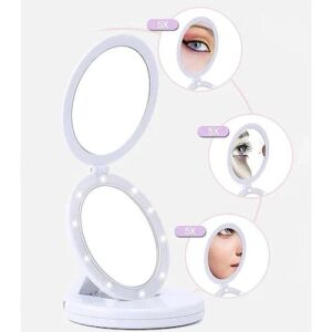 2-in-1 Pliabila Cosmetic Mirror