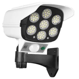 Lampa solarna 77 LED z czujnikiem ruchu - Latarnia słoneczna