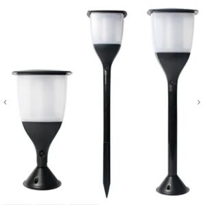 Zestaw lamp ogrodowych LED CF-992, solarne, różne opcje montażu - Latarnia słoneczna