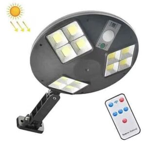 Napelemes LED Utcai Lámpa - 4 Kazettás - Mozgásérzékelővel