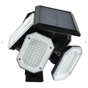 Widok pod kątem lampy zewnętrznej zasilanej energią słoneczną Andowl Q-TY300 - Latarnia słoneczna