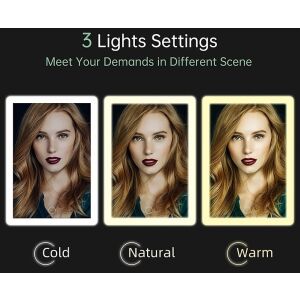 LED Cosmetic Mirror, Pocket, Compact, Foldable and Portable