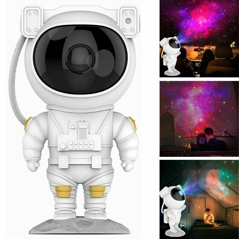 Galaxy Astronaut LED Projector with Timer and Remote Control