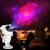 Astronaut Galaxy Projector projecting stars in a car