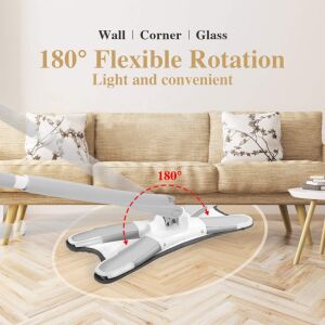 Twist 360° Microfiber Mop flexible rotation for wall corner glass cleaning - Felmosó