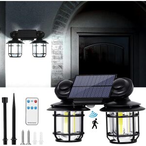 Napelemes Mozgásérzékelő Lámpa 192 LED with remote control and ground stake - Garden