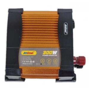 Andowl 300W Car Power Inverter, modified sine wave, front view - Car inverter