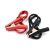Car battery jumper cables, red and black clamps