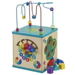 Fejlesztő Fa wooden activity cube for toddlers, motor skill development toy - Babies & Toddler