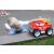 Child playing with Technok Toys Fire Truck SUV 4x4 Toy Car outdoors